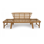Lifa Garden 2-in-1 Houten Tuinbank en Ligbed. thumbnail