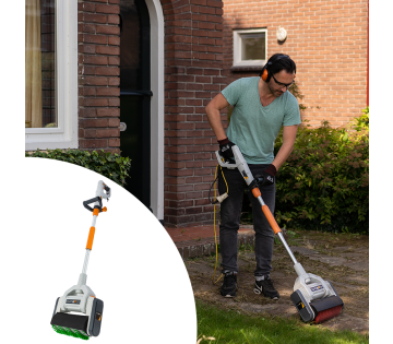 De Batavia Maxxseries 1020W Maxxbrush Terrasborstel.