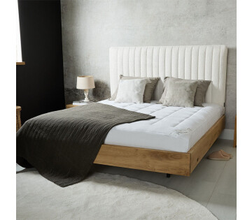 De SleepMed Premium Comfort Doorgestikte Topper.