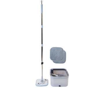 De Nexxt Roterende Mop met Uitwringemmer en dweilpads. 