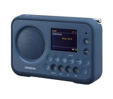 De Sangean DPR-76BT DAB+ Radio Blauw.