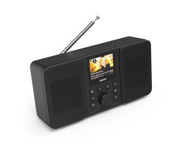 Hama DIR10 DAB+ Internetradio is een compacte radio.