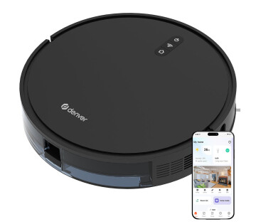 Denver RVC-115 Slimme Robotstofzuiger met app om te besturen.