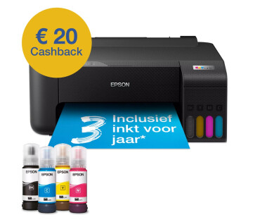 Epson EcoTank ET-1810 met inkt.