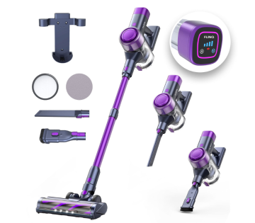 FlinQ V12 draadloze steelstofzuiger met accessoires en meerdere opzetstukken