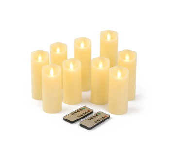 Set van 9 FlinQ Harmony LED kaarsen