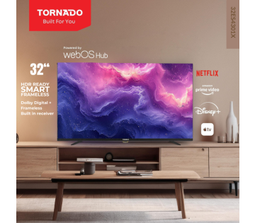 Tornado 32ES4301X Frameless 32 inch HD Smart LED TV