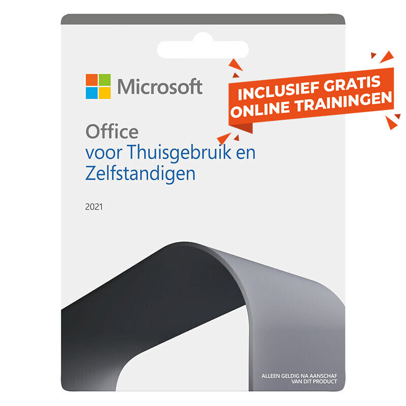 Het Microsoft Office 2021 incl. Trainingen is een digitale licentie welke goed is voor één computer. 