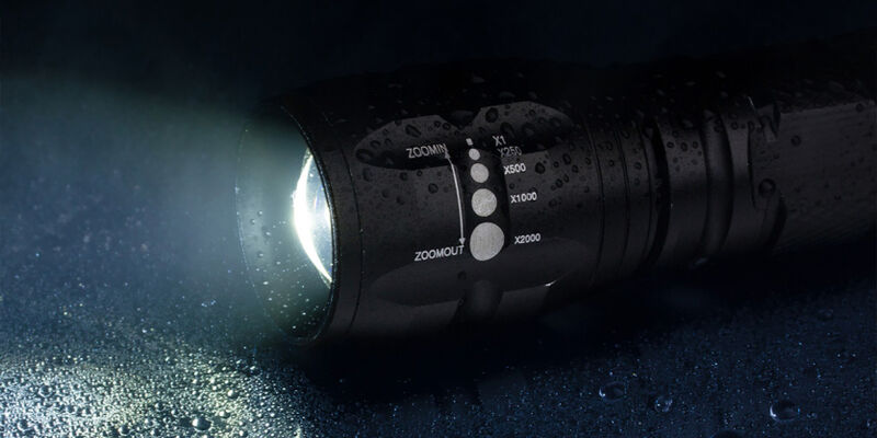 Set van 2 FlinQ Militaire Zaklampen