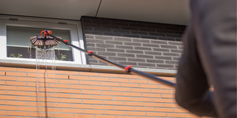 Shine Telescopische Wasborstel Deluxe 6,5 Meter