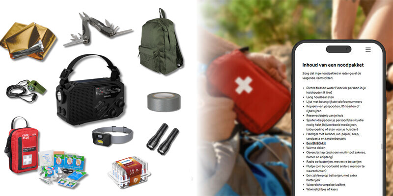 Essentieel Noodpakket voor Calamiteiten