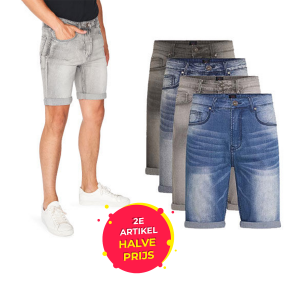 Mario Russo Denim Korte Broek 