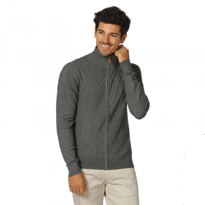 William de Faye Cardigan in de kleur donkergrijs.