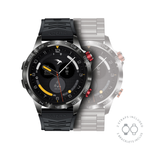 Veho Kuzo Pro Sport Smartwatch met GPS beschikbaar met twee verschillende bandjes. Veho Kuzo Pro Sport Smartwatch met GPS beschikbaar met twee verschillende bandjes.