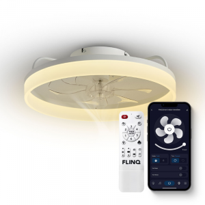 FlinQ Smart Aeroglow Plafondventilator