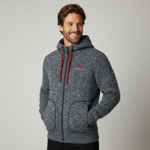 Norlund Ziphood Narvik in de kleuren grijs en denim blauw