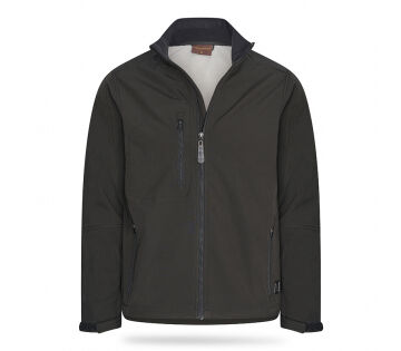 De Cappuccino Emilio Softshell Jas in de kleur zwart. De Cappuccino Emilio Softshell Jas in de kleur zwart.