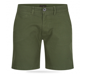 De Cappuccino Chino Short in de kleur army. De Cappuccino Chino Short in de kleur army.