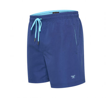 De Cappuccino Zwembroek Portofino in de kleur marineblauw. De Cappuccino Zwembroek Portofino in de kleur marineblauw.