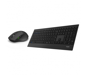 Rapoo 9500M Draadloze Combo set Toetsenbord-Muis. Rapoo 9500M Draadloze Combo set Toetsenbord-Muis.