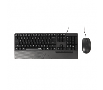 Rapoo NX2000 Combo set Toetsenbord-Muis met draad van boven. Rapoo NX2000 Combo set Toetsenbord-Muis met draad van boven.