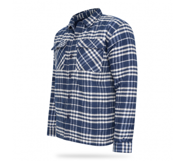Cappuccino Gevoerd Houthakkers Shirt Woodsman-Marineblauw-M Cappuccino Gevoerd Houthakkers Shirt Woodsman-Marineblauw-M