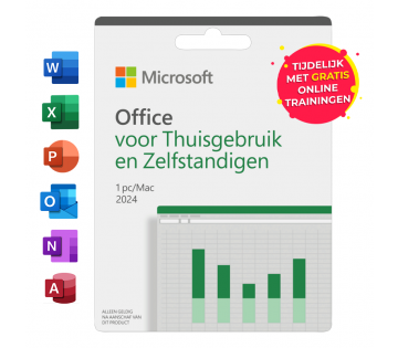 Microsoft Office 2024 incl. Trainingen voor PC en Mac. Microsoft Office 2024 incl. Trainingen voor PC en Mac.