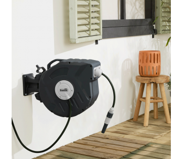909 Outdoor Tuinslang met Haspel.