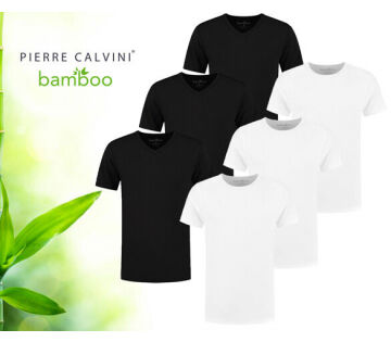 3-Pack Pierre Calvini Bamboe Basic T-Shirts