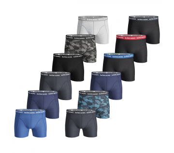 3-Pack Bjorn Borg Herenboxers in 4 verschillende combinaties. 3-Pack Bjorn Borg Herenboxers in 4 verschillende combinaties.
