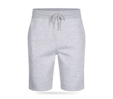 De Cappuccino Fleece Short in de kleur grijs. De Cappuccino Fleece Short in de kleur grijs.