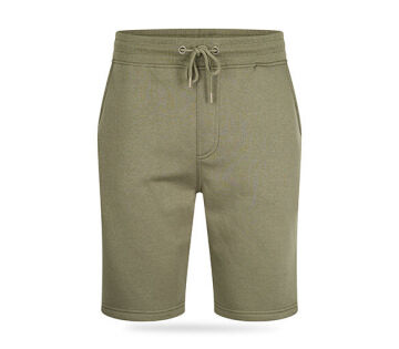De Cappuccino Fleece Short in de kleur army. De Cappuccino Fleece Short in de kleur army.
