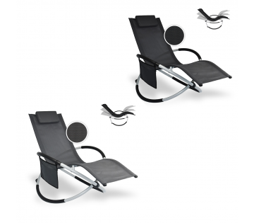 De FlinQ Opvouwbare Loungestoel Aura.