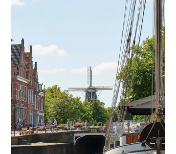 Luxe boutiquehotel aan het water in Dokkum
