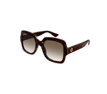 Gucci Dames Zonnebril Havana Brown Gucci Dames Zonnebril Havana Brown