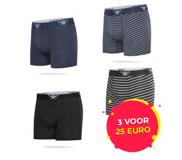 4 pack Cappuccino boxers in alle beschikbare kleuren.