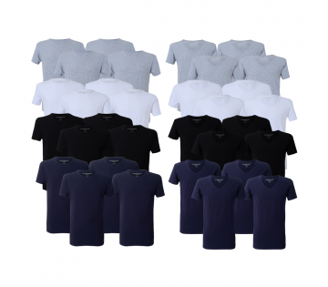 4-Pack McGregor Premium Stretch T-shirts alle soorten. 4-Pack McGregor Premium Stretch T-shirts alle soorten.