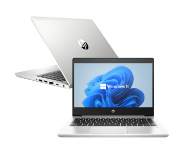 Refurbished HP ProBook 430 G7 voor en achterkant met Windows 11. Refurbished HP ProBook 430 G7 voor en achterkant met Windows 11.