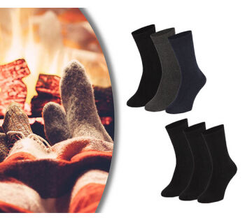 Zit er lekker warm bij komende winter met de naadloze warme thermo sokken, verkrijgbaar in verschillende maten en kleuren.