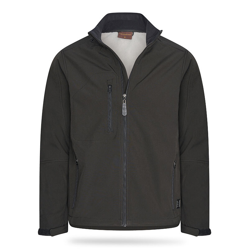 De Cappuccino Emilio Softshell Jas in de kleur zwart. De Cappuccino Emilio Softshell Jas in de kleur zwart.