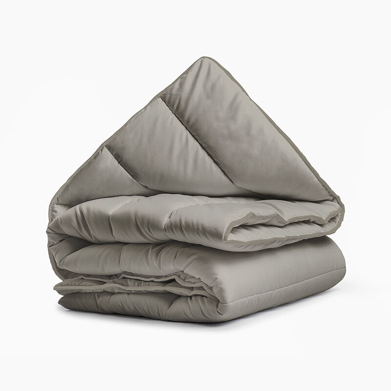 Het Sleeptime Lazy Dekbed Pastel in de kleur kaki. 