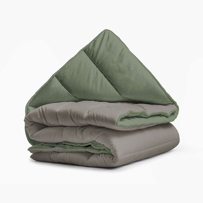 Het Sleeptime Lazy Dekbed Pastel in de kleur groen/kaki. 