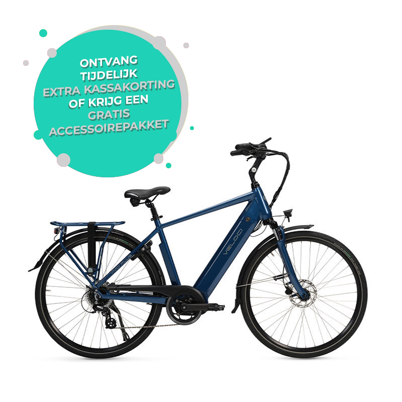 De Veloci Vivid Plus Elektrische Fiets met hoge instap.