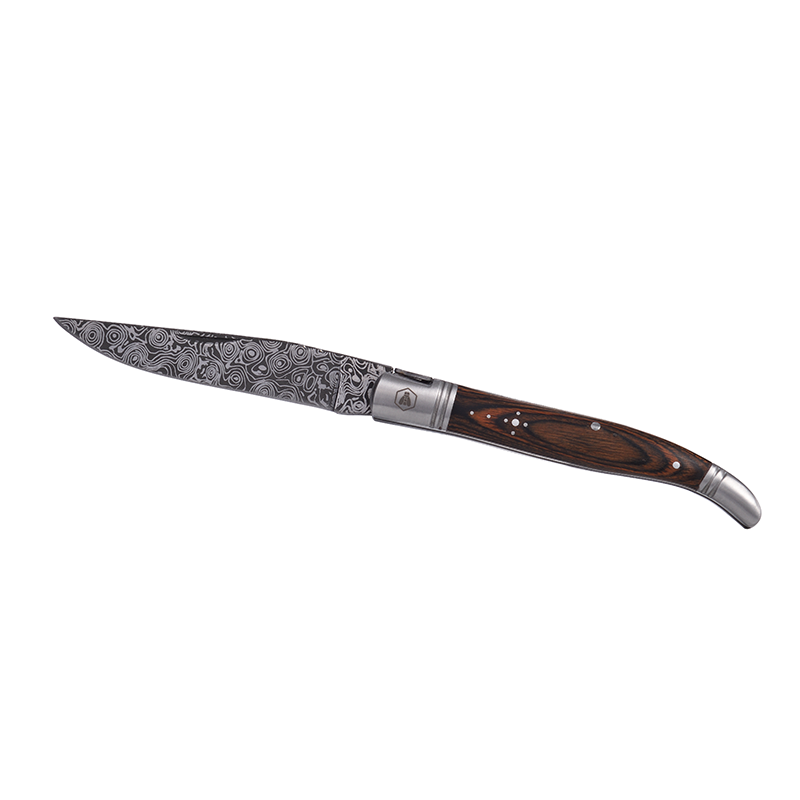 Laguiole Zakmes-Damascus Patroon. Laguiole Zakmes-Damascus Patroon.