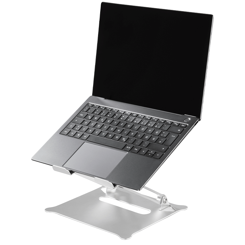 Hama Laptopstandaard met laptop.