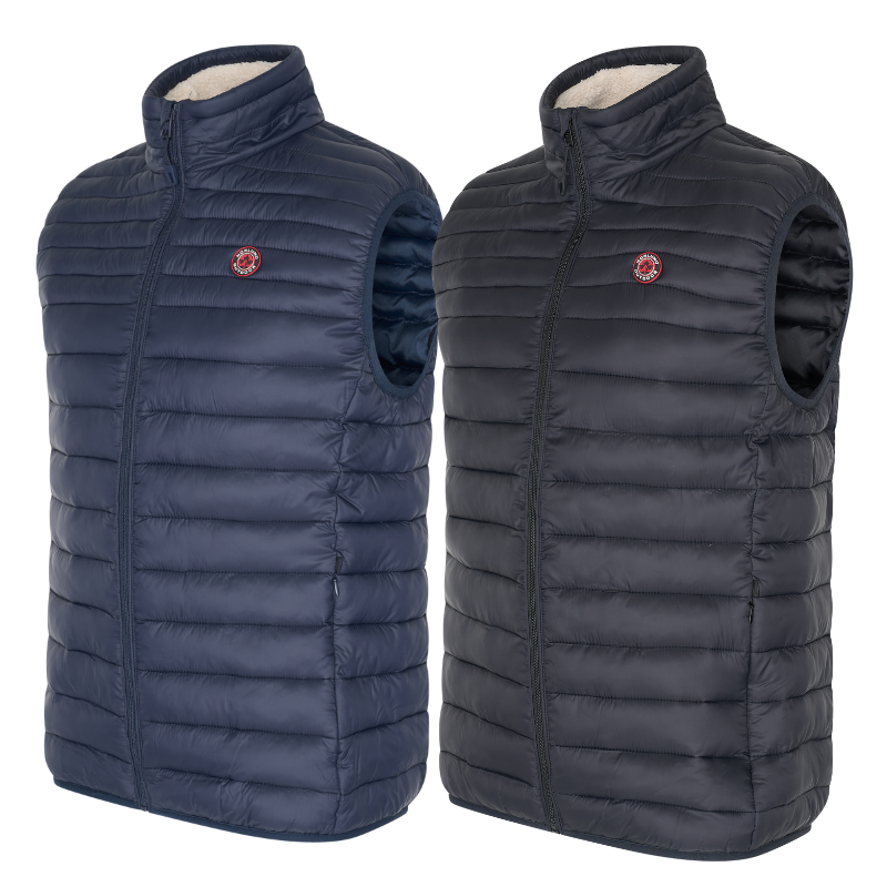 Norlund Bodywarmer Sortland in de twee kleuren blauw en zwart