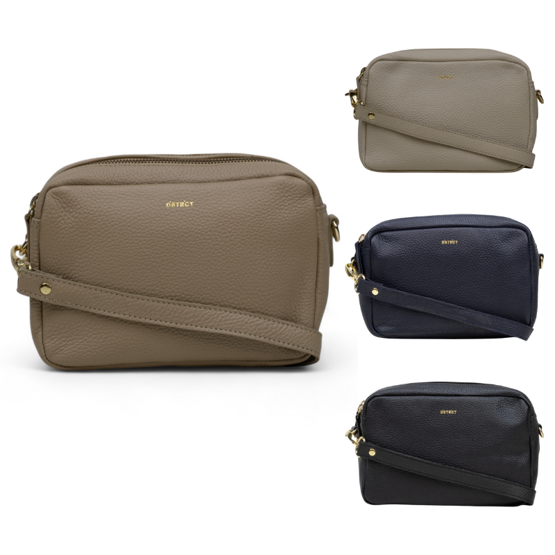 DSTRCT Lederen Crossbody Cameratas