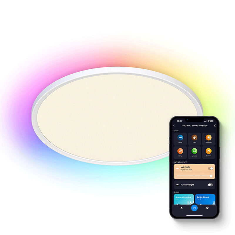 FlinQ Slimme Indoor Plafondlamp met app.