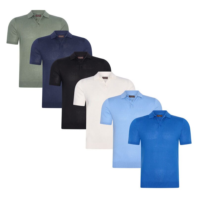 De Cappuccino Italia Polo is verkrijgbaar in 5 kleuren.