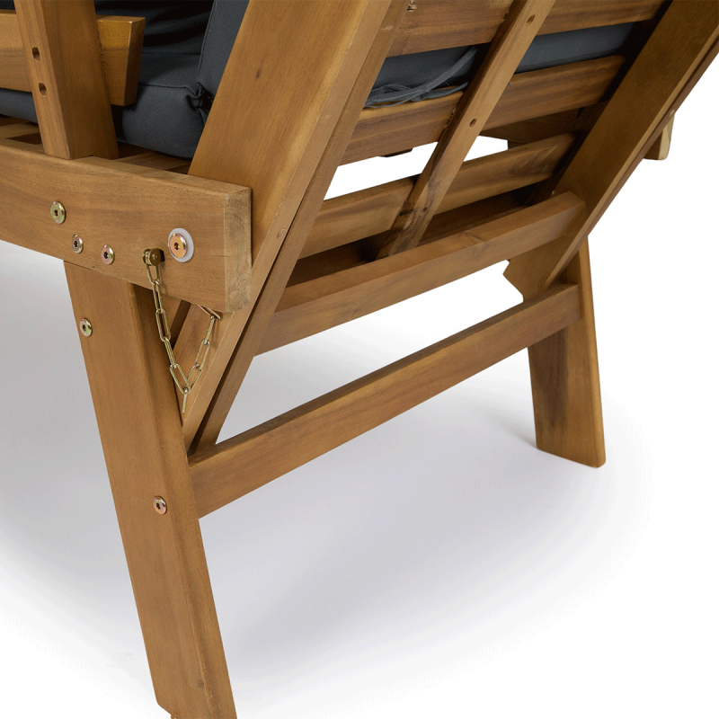 Lifa Garden 2-in-1 Houten Tuinbank en Ligbed.